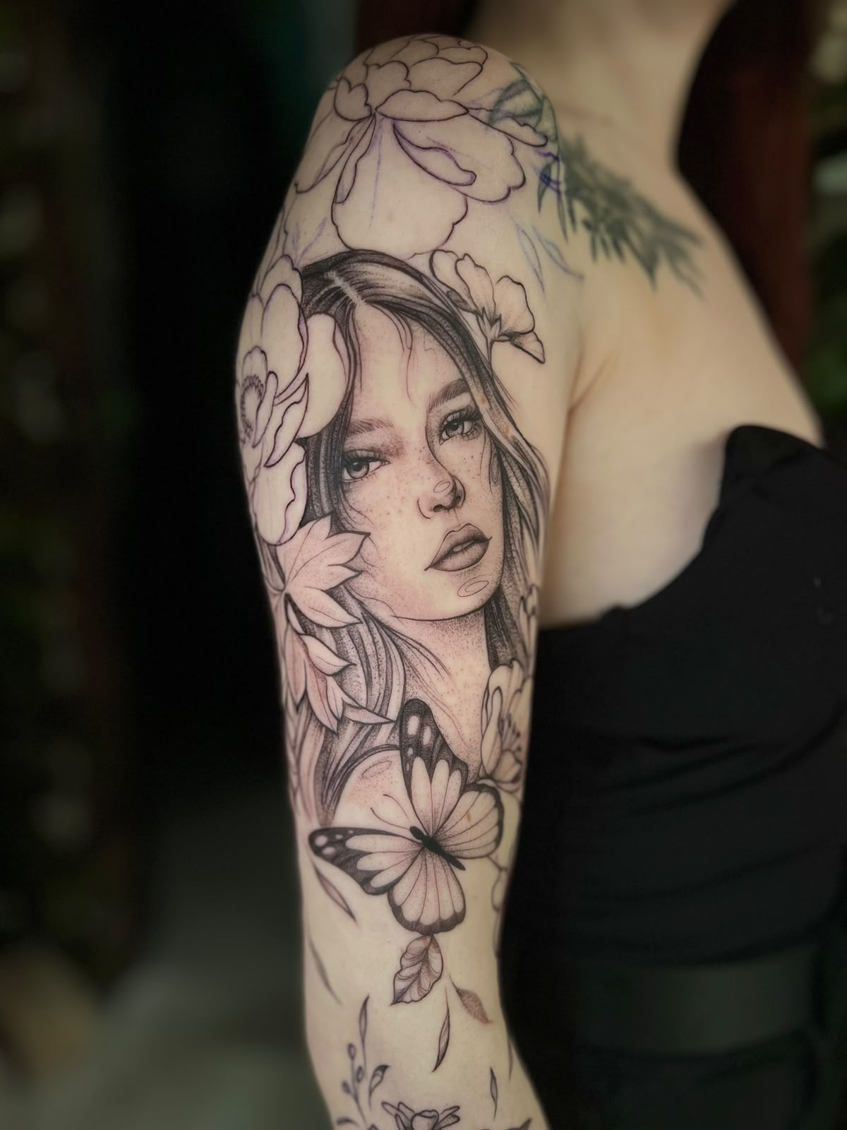 Anita – anita linework portrait girl