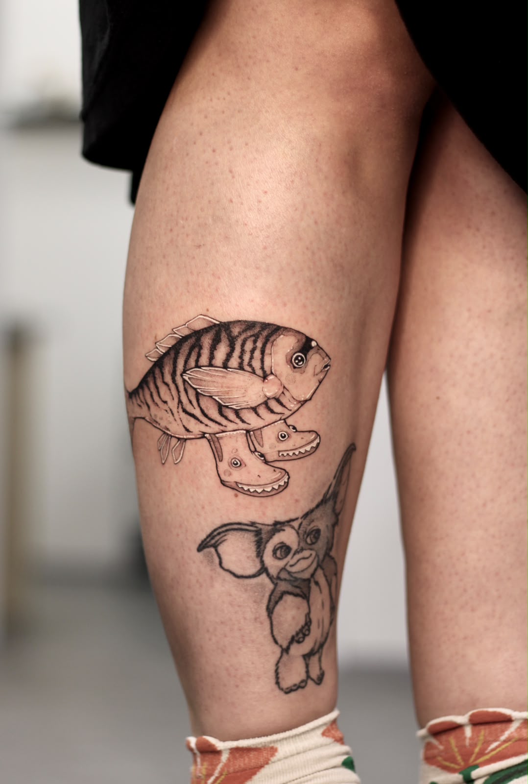 Blanka – blanka fineline fish with shoes