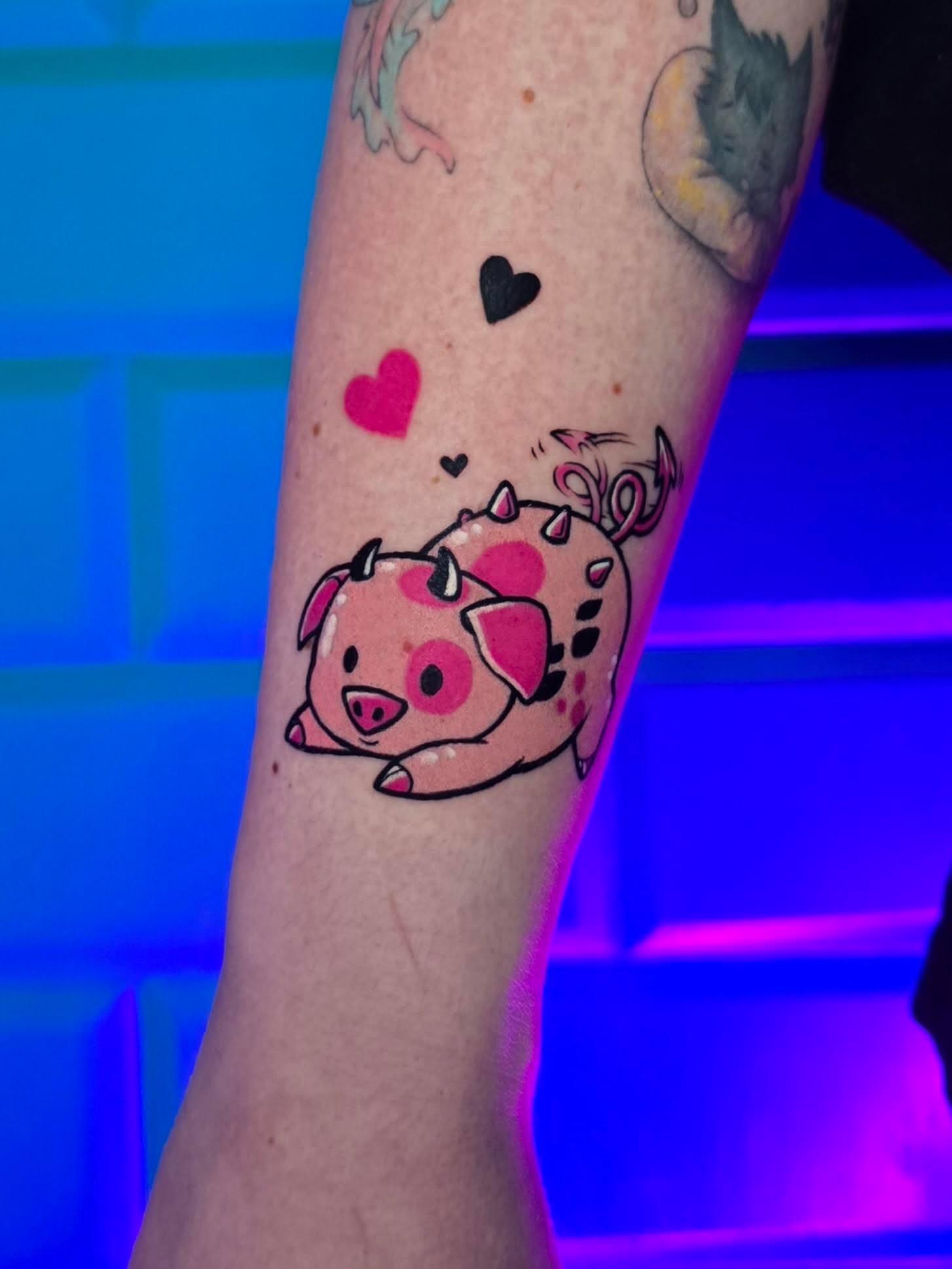Iza – iza linework pig color
